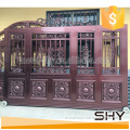 outdoor cast aluminum gate design